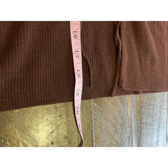 Thakoon Tie Open Back Turtleneck Sweater Sz XS NWT Brown - Picture 9 of 9